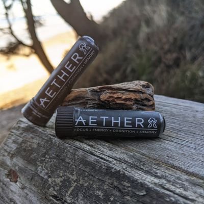Aether is an all natural nasal inhaler formulated to give you instant focus, alertness, and energy!