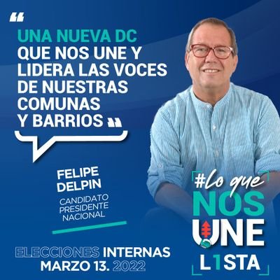 Alcalde de La Granja, Presidente Partido Demócracia Cristiana. Por la unidad Política y Social del Pueblo.