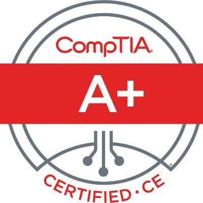 Taking Life one Certification at a time.
https://t.co/oDg2aqtBMU…
@CompTIA A+ Certified