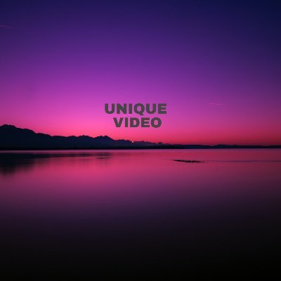 Unique Video Profile