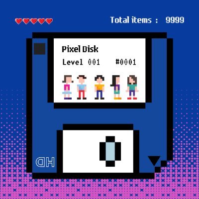 PixelDiskNFT's profile picture. 9999 Classic 3.5" Floppy Disk NFT Collection