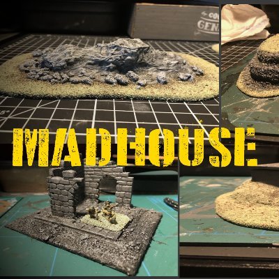 New YouTube channel scratch building terrain for Bolt Action, Necromunda and Flames Of War.