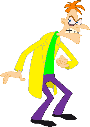 I am Prof. Ralph Roofenplotz! I am evil and my nemesis is J the Hedgehog. I curse him and his friends! BOW DOWN TO ME! Heinz Doofenshmirtz is like my rival.