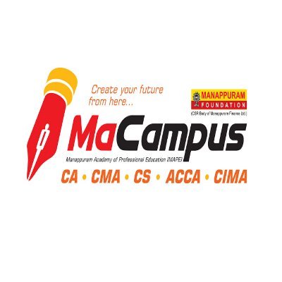 The Manappuram Academy of Professional Education (MAPE) provides quality coaching classes for CS, CMA, CA - Foundation, Intermediate, Final and ACCA.