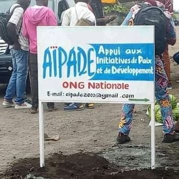 Téléphone : +243997767884 , E-mail : aipade2000@gmail.com, AIPADE est ONG intervenant dans la promotion de la Paix et du développement à l'est de la RD Congo