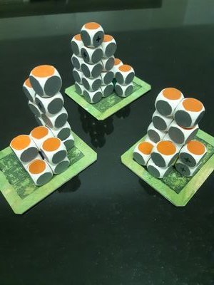 Thanks to all who supported our Kickstarter!
Dice Barons is a fast 2-4 player game with colourful dice and a new mechanism!
@dice_barons on insta+throds
