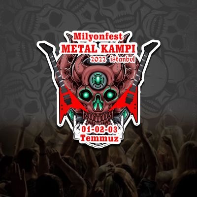 01-02-03 Temmuz'da Milyon Beach Kilyos'ta Milyonfest Metal Kampı'nda buluşuyoruz! 🤘