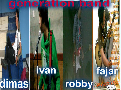 genera_tion's profile picture. vokal : @ivan_generation drummer : dimas bass : @fajarprasetio gitariis : robby  manager : @masivalvi