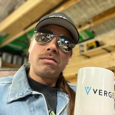 Pipefitter-Sort of old school, positive vibes, metal #Vinyl 🎶 skateboarding, etc.#XVG core. All graphics done by other #VergeFam. $BTC $XVG 🤘