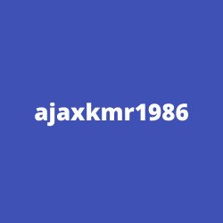 ajaxkmr1986 Profile Picture