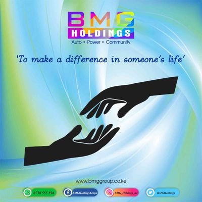 BmgHoldings's profile picture. We develop, assemble and market a versatile range of quality products which enrich the livelihoods of generations.