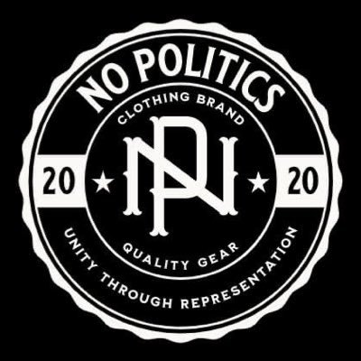 nopoliticscloth's profile picture. A Clothing Brand made to represent and make you feel proud of who you are and where you’re from. Unity Through Representation.