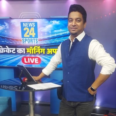 Sports Journalist
Working @ News 24
Formerly Worked @ IANS, STV News, Samachar Plus, Bhaskar News, Etv Network, https://t.co/A1Xx4Ep5r5, NewsNation