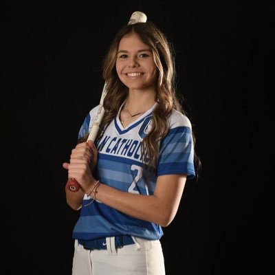 5 ft.9 in. 2023 right handed pitcher and shortstop for Nolan Catholic High School and Apex Fastpitch - Christene Summers