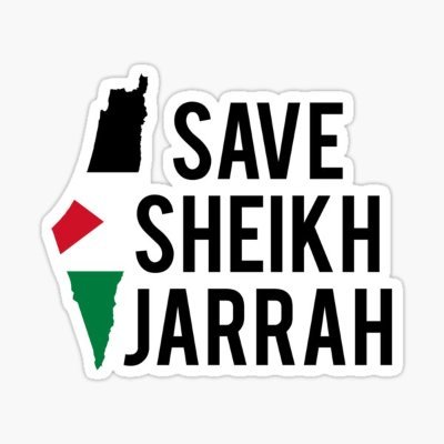 Save #SheikhJarrah - protect #Palestinian families and stop Israeli #ethniccleansing in #Jerusalem! donate to save #Palestine.
help us reach our goal!!!