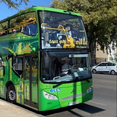 ¡Bienvenido/a! 👋 Vive la #ExperienciaSevirama para conocer #Sevilla 🥳 ¡Súbete al #BusTurístico verde con el tour más completo y económico! 🚌 @alsa