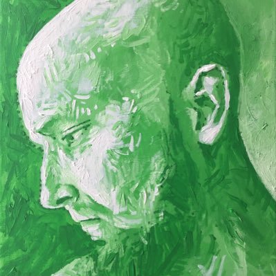Indiana-based artist/painter. Happily married. He/Him/Hers. Dog Daddy. Black Lives Matter. Love is Love. Banned book reader. Brother of a teacher. Van Gogh ❤️r.