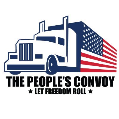 The People’s Convoy-a peaceful & unified transcontinental movement 
LIVE ROUTE UPDATES
Text the word 'driver2022' to 313131
To donate & stay updated visit