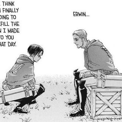 Small dialogues that I imagine the Eruri would say