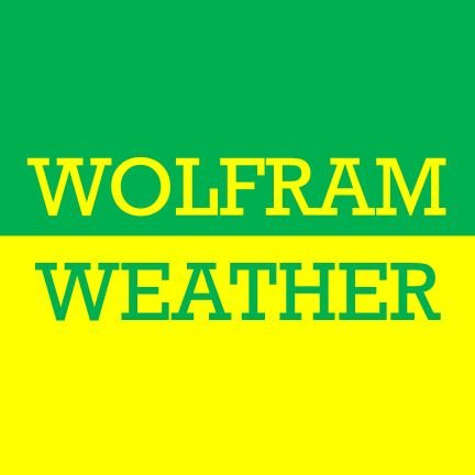 Wolfram Weather been doing weather about the Milwaukee Area since August 23, 2011. This is the official Twitter of Wolfram Weather.