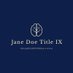 Jane Doe Title IX (@JaneDoeTitleIX) Twitter profile photo