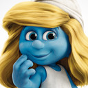 I like blue little sister. She is so naive and cute, of course beautiful! Those smurfs are so happy everyday. Love life and enjoy life!