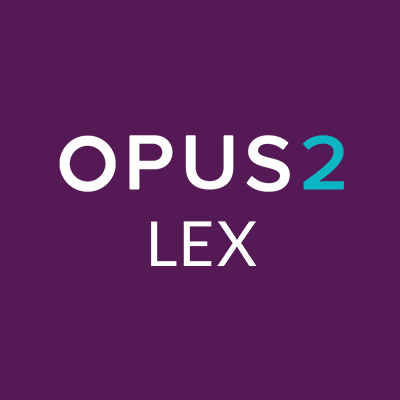 This page is now closed. For updates and news on Opus 2 LEX please follow @Opus2HQ and #Opus2LEX.