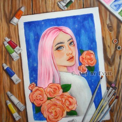 Visual #artist (oils, acrylics and watercolors mostly) 🎨 Bibliophile 📚 Musicophile 🎵 Nature lover 🌼 Fb/Insta: artbyevvie (She/Her)