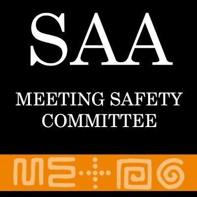 This is the feed of the SAA Meeting Safety Committee (#SAAsafe). The tweets from this account are NOT official communications of @SAAorg