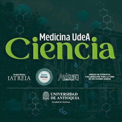 Somos una estrategia de soporte a la toma de decisiones y divulgación científica de @Medicina_UdeA
Copyright © Universidad de Antioquia