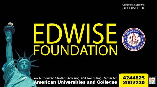 EdwiseFoundatio's profile picture. Recruitment Agency in Nepal for US Universities. Certified by American International Recruitment Council. Specialised on U.S. Education.