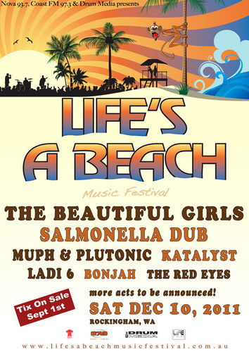 One day. Two stages. Roots. Reggae. Hip hop. The beach. What more could you ask for?
