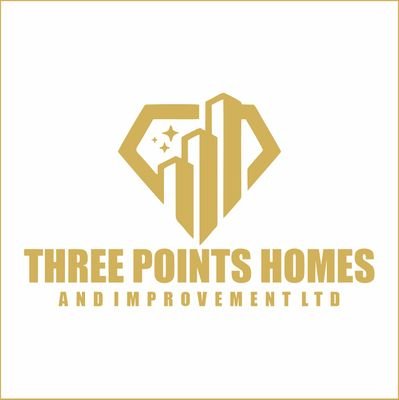 THREE POINTS HOMES AND IMPROVEMENT LIMITED is a dynamic Real Estate company that does:
Sale of lands,
Construction,
Renovation,
Rent,
Build and Manages Estates.