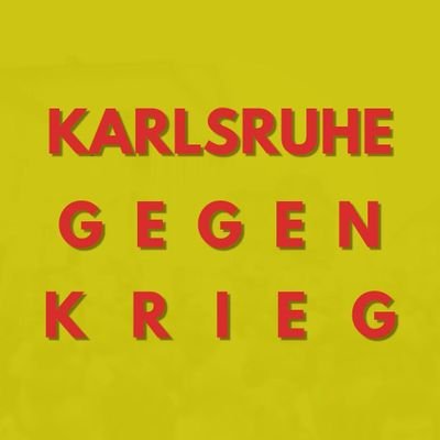 kagegenkrieg's profile picture. Bündnis gegründet im Februar 2022 in Karlsruhe
Gegen Krieg, gegen deutsche Waffenlieferungen, für Diplomatie

#KarlsruhegegenKrieg