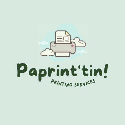 Hi I'm TIN! - printing services #Paprint_Tin Proofs: #PrintniTin! #PrintingServices #PISOPRINT