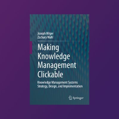MakingKMClick's profile picture. This book bridges KM and technology. It covers the complete lifecycle of knowledge, information, and data. Follow for thought leadership and news.