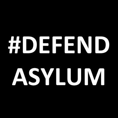 Defendemos el derecho al asilo y de migrar. We defend the right to asylum and to migrate. Nou defann dwa pou pou mande azil e pou migre #DefendAsylum