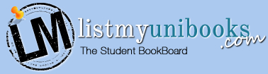 Listmyunibooks's profile picture. Welcome to The Student BookBoard. 
We act as a platform, bringing buyers and sellers of 2nd hand university books together, allowing a smooth transition.