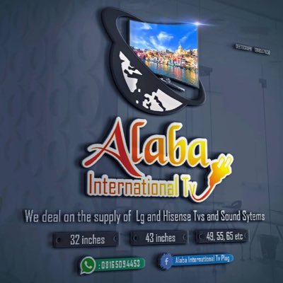 AlabaOnline1's profile picture. TV, Soundbar, Games, Generators, Ac, etc. Home delivery service.  WhatsApp link https://t.co/2KHtqTPo8Q
