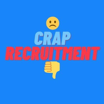 CrapRecruitment's profile picture. Calling out third sector orgs for crappy recruitment practises that perpetuate discrimination, inequality and that generally make job seekers feel shit.