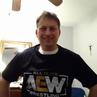 wrestling fan  I watch WWE, NXT NXT UK, & AEW  impact , 48 years old