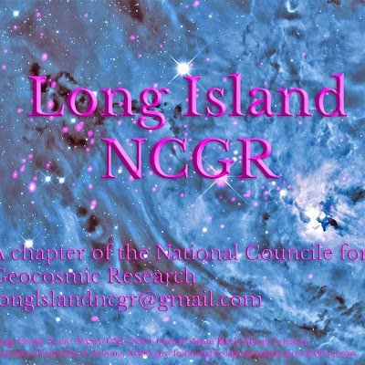 Hi Astrology Lovers! We're the Long Island Chapter of the National Council of Geocosmic research. LINCGR! Long Island Astrology News !!!!