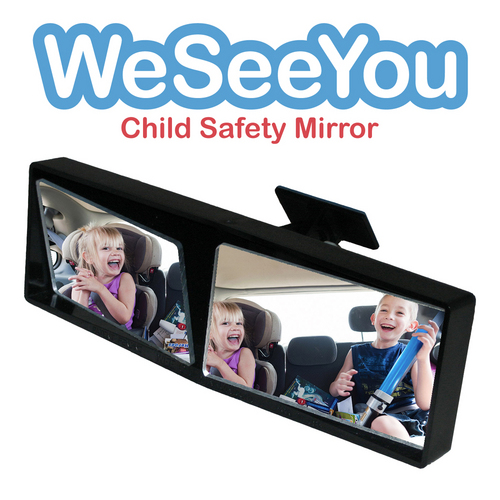 Keep your eyes on your kids without taking them off the road. The WeSeeYou Child Safety Mirror is a necessity for all parents of young children.