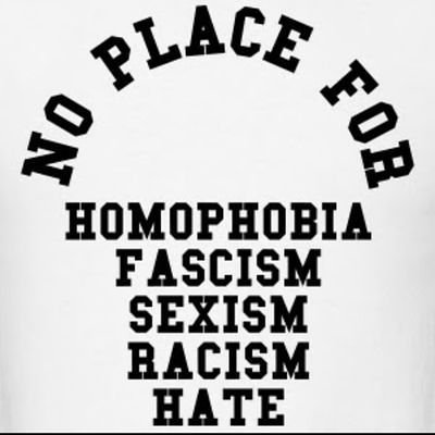 No place for racism.