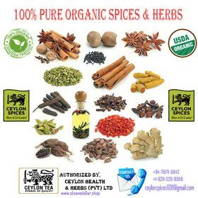 100% guaranteed pure organic spices & herbs