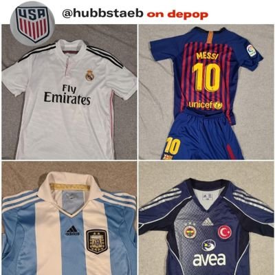 Classic futbol kits and LaLiga tweets. Check out my depop store @hubbstaeb