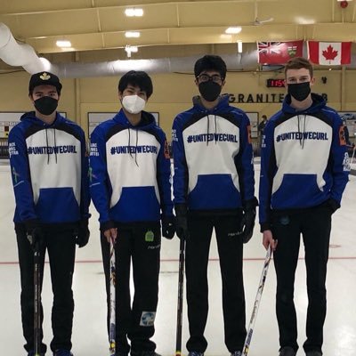 U20 Men's Curling Team #unitedwecurl Skip: Matthew Prenevost Vice: Nelson Wang Second: Kaamraan Islam Lead: Wyatt Small Coach: Sean Ford