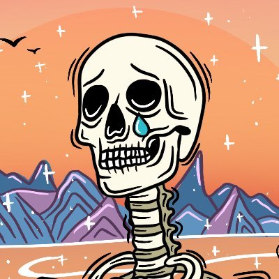 Creator and illustrator of Sad Skelly the sad skeleton. 
We're all skeletons inside so let us connect and support each other's mental health and dreams.