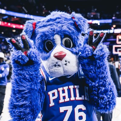 I AM the official Mascot of the @Sixers. Entertainment specialist, crowd motivator. Let’s mark our territory together. Follow me on Insta: SixersFranklin
