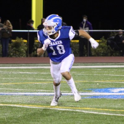 Anthony Luciano, Shaker High school ‘23, 6’0 170 lbs WR/FS,SS, first team all section, honorable mention All-State, #18 | Email: anthony12612@gmail.com